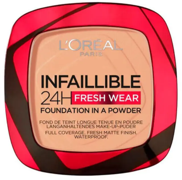L'oreal Paris Infaillible 24H Fresh Wear No245 Golden Honey, Foundation in a Powder Βάση Make Up 24ης Διάρκειας σε Μορφή Πούδρας, 9gr