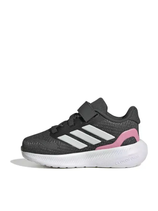 Adidas Runfalcon 5 El I Αθλητικά Παιδικά Παπούτσια Running με Σκρατς Γκρι - 27 2