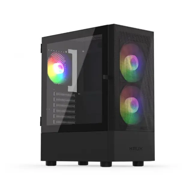 KRUX PC Case Vako ATX Midi Tower Black (KRX0132)