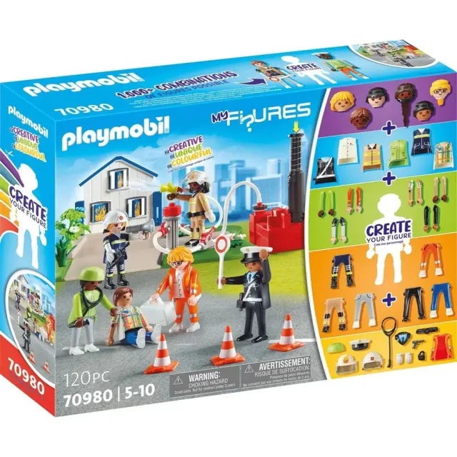 Playmobil My Figures: Πυροσβεστική Διάσωση 70980