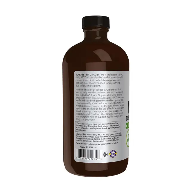 Now Foods MCT Oil, Organic 3