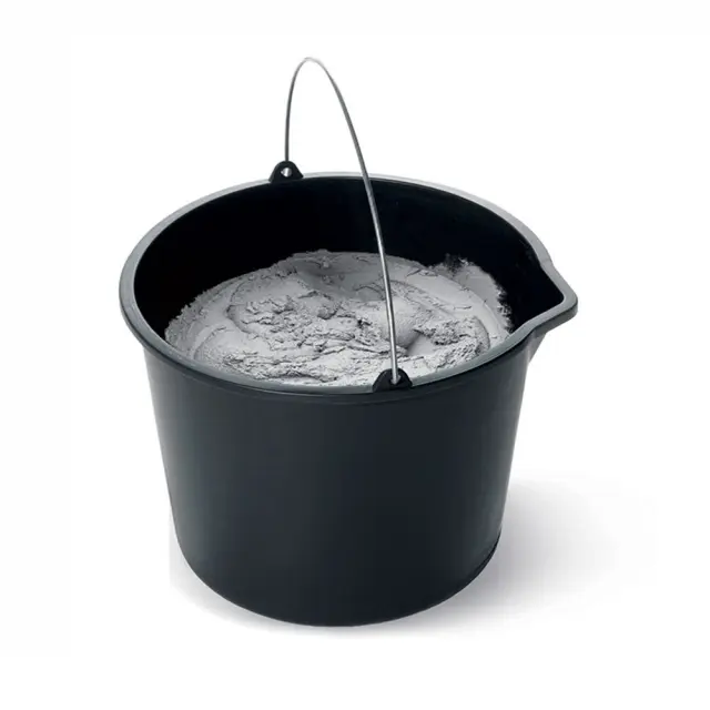Prosperplast KBU16L-S411 Κουβάς πλαστικός με χείλος Ø34x25,5Ycm 16lt Μαύρος / 103774 2