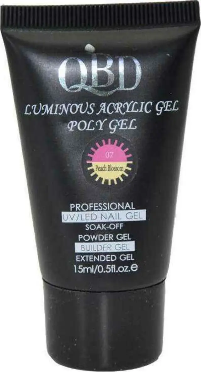 QBD Acrygel Uv/Led luminous Poly gel change color 15ml 007