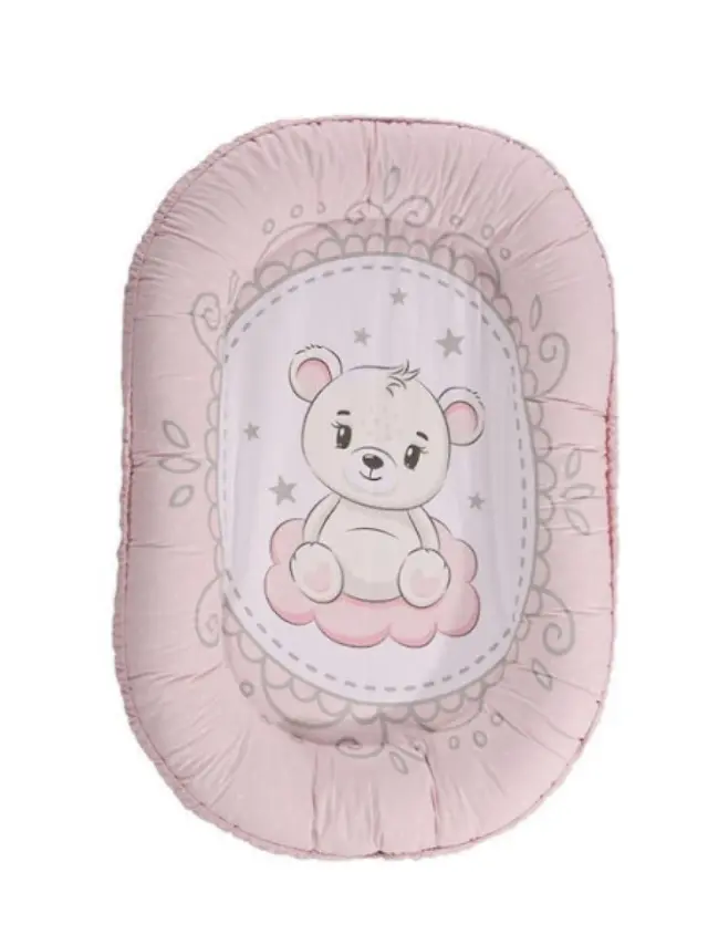 Lorelli Βρεφική Φωλιά Ύπνου 58*92cm Little Bear Pink 20030255902 2