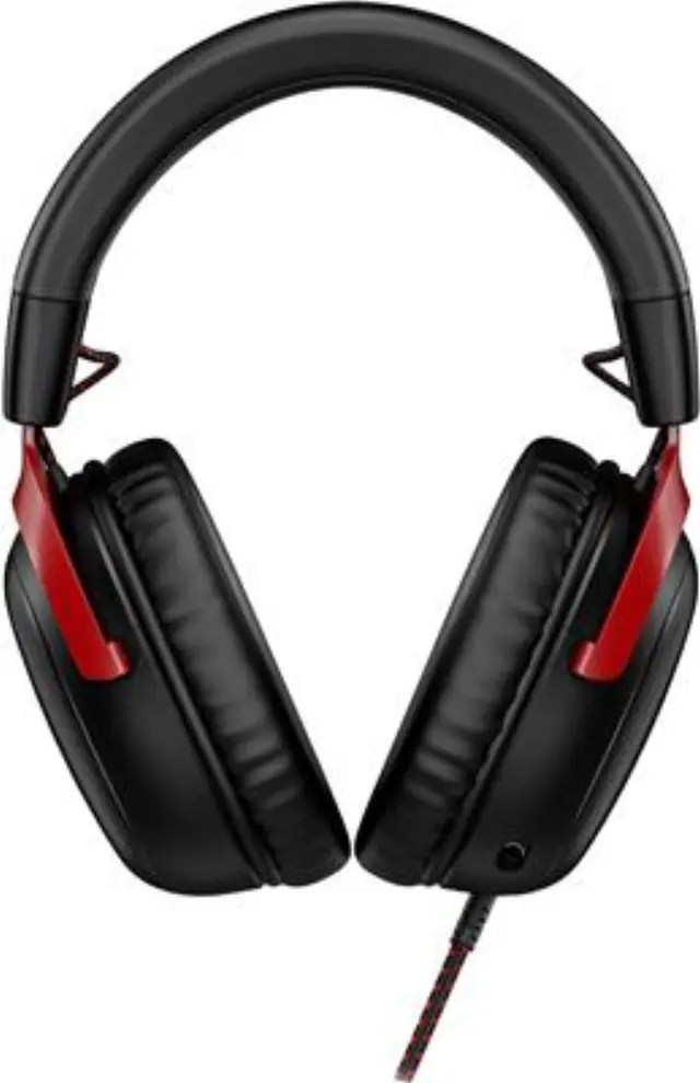 HyperX Cloud III Over Ear Gaming Headset με σύνδεση 3.5mm / USB Μαύρο / Κόκκινο