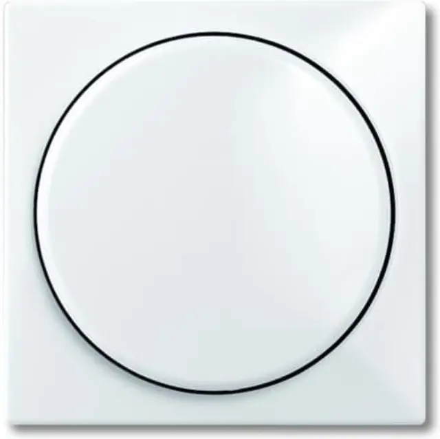 2115-94-507 Cover Plates (partly incl. Insert) for Dimmer Turn button None alpine white