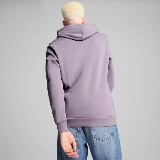 Puma ESS+ 2 Col Small Logo Ανδρικό Φούτερ με Κουκούλα 674471-29 Μωβ - L 3