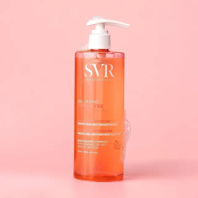 SVR Laboratoire Topialyse Gel Lavant Τζελ Καθαρισμού Προσώπου & Σώματος για Ξηρό & Ευαίσθητο Δέρμα 1Lt 3