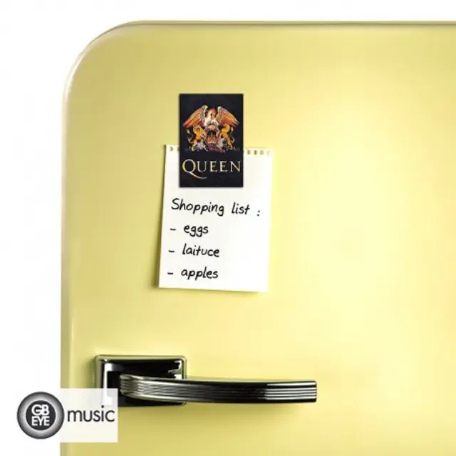 Μαγνητάκι QUEEN - Standard Magnet (golden) - Crest GBYMGN001 2
