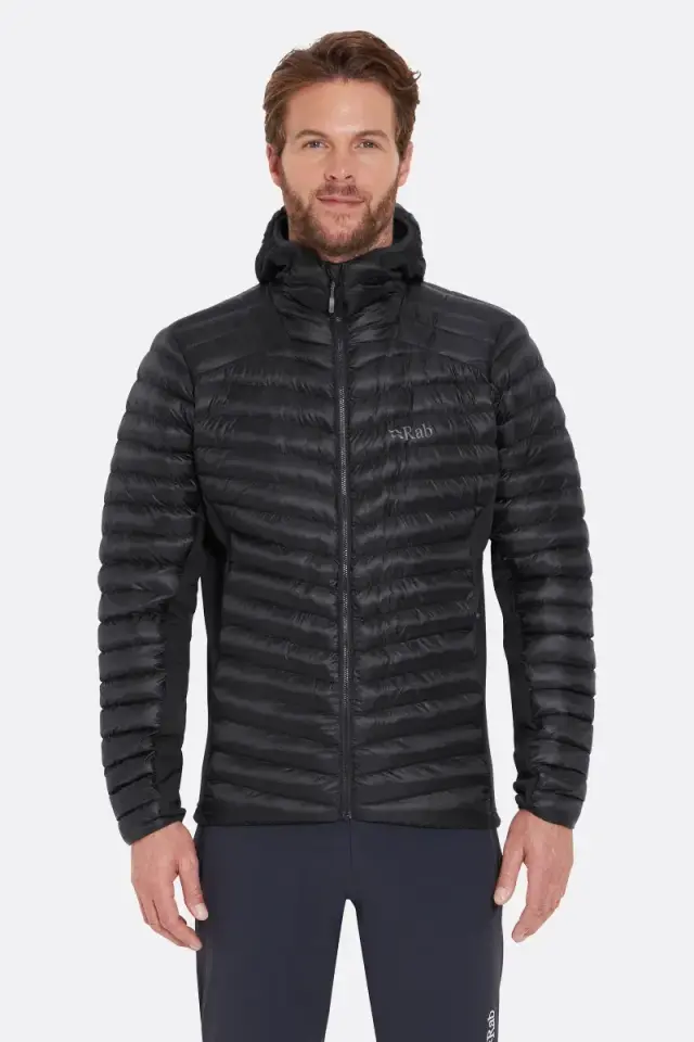 Rab Cirrus Flex Hoody Ανδρικό Συνθετικό Puffer Μπουφάν Slim Black - X Large 3