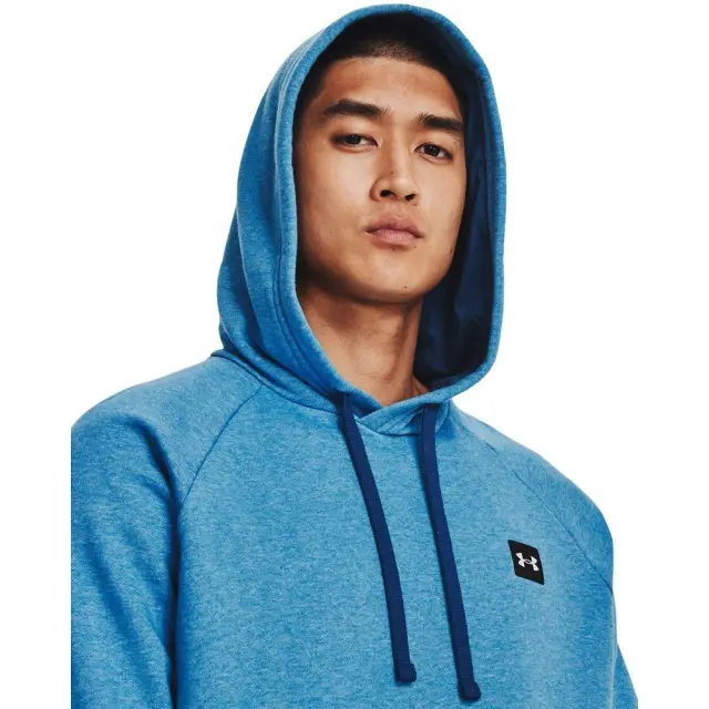 Under Armour Rival Fleece Hoodie (1357092-437) - Μπλέ - XL 3