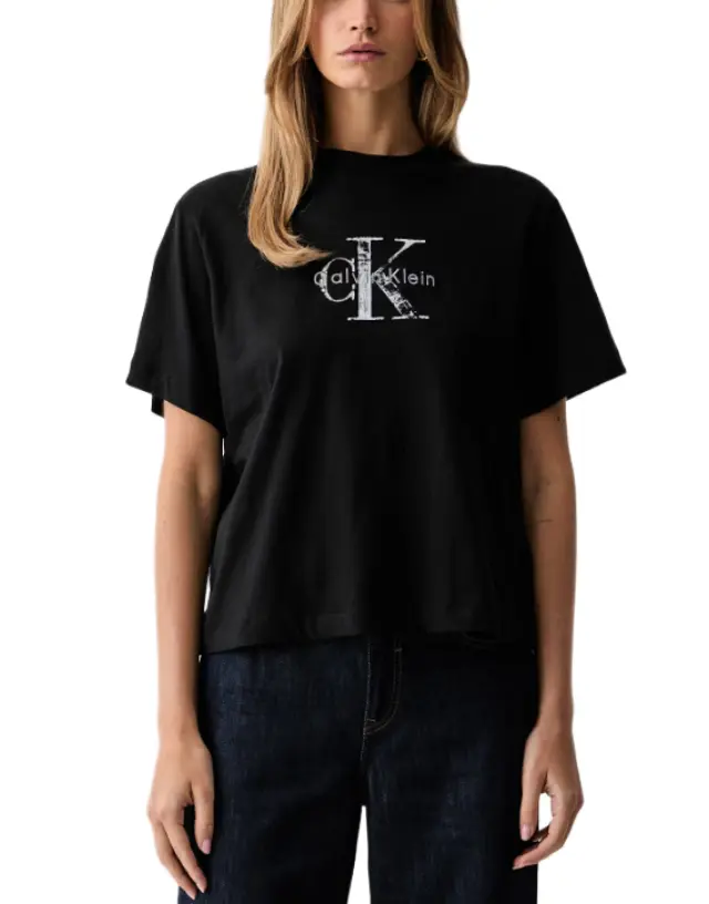 CalvinKlein γυναικείο t-shirt boxy γραμμή LV047H802G-1
