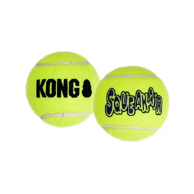 Kong Squeakair Tennis Παιχνίδι Σκύλου Κίτρινο Large