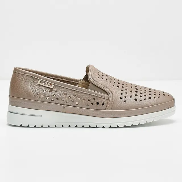 Mephisto Μοκασίνια-Loafers Γυναικείο δέρμα Γκρί MEP/JANA PERF PEWTER - 39