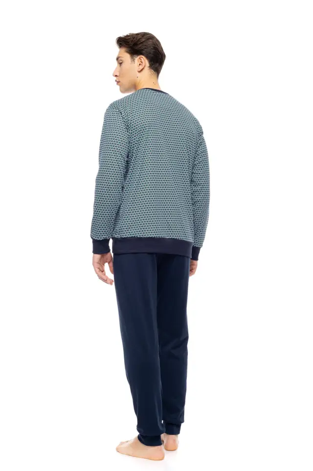 W-M810 - Type - PYJAMA SEA GREEN GEO - L 3