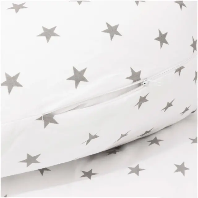 Μαξιλάρι Εγκυμοσύνης 55x25x130cm Grey Stars 5904506826889 2