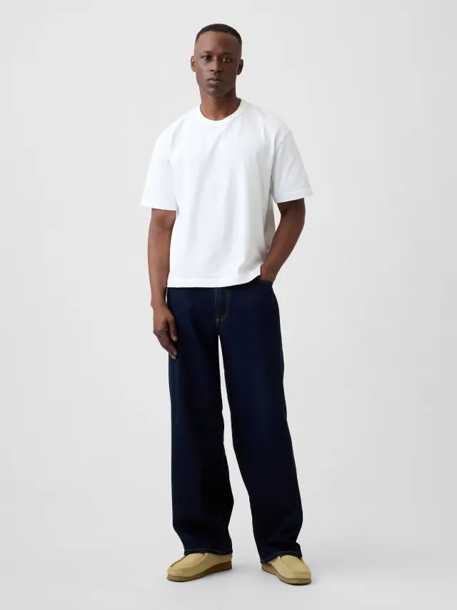Extra Baggy Τζιν Παντελόνι Dark rinse