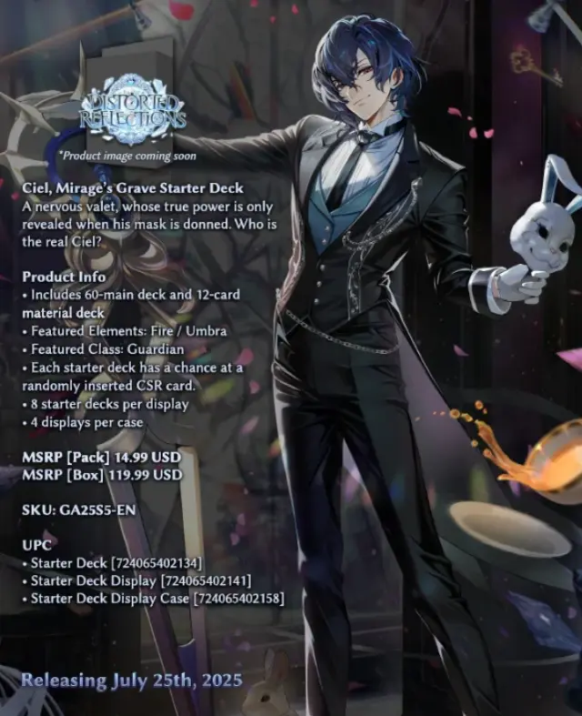 Grand Archive Distorted Reflections Ciel Mirage's Grave Starter Deck - EN 2