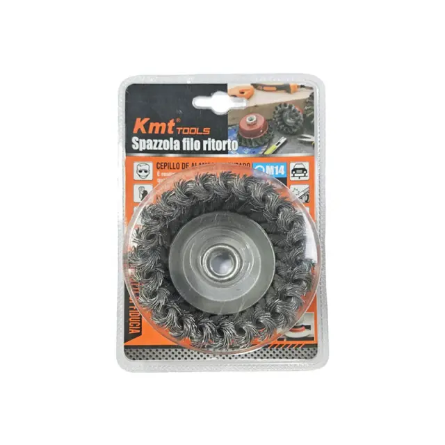 KMT Tools Συρματόβουρτσα για Δράπανο 125mm M14 - Drill Brush 9363540