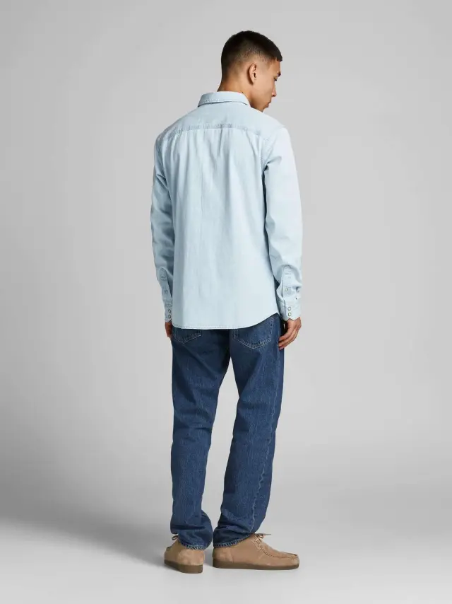 JJESHERIDAN SHIRT L/S NOOS Light Blue Denim 2