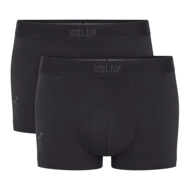 Sloggi Ανδρικό Boxer SLG Base - Διπλό Πακέτο, Χρώμα Μαύρο - S