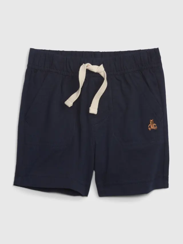 Βρεφικό 100% Οργανικό Βαμβάκι Mix and Match Pull-On Σορτς dark night blue - 12-18M