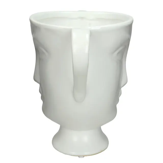 Κασπώ Πρόσωπο Λευκό Κεραμικό 30.3x19.5x18.5cm 2