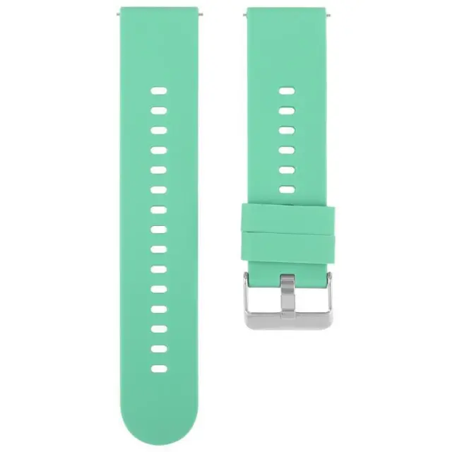 Solid Color Λουράκι για Smartwatch 20mm-Cyan OEM 3