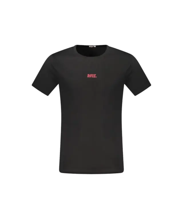 Rifle- Ανδρικό T-shirt RFT002-NERO Μαύρο 3