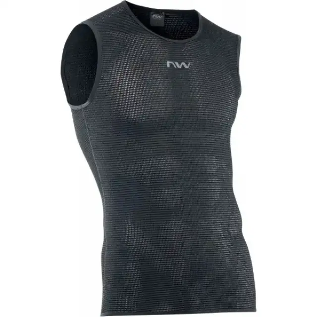 ΦΑΝΕΛΑ NORTHWAVE LIGHT ΧΩΡΙΣ ΜΑΝΙΚΙ FW20-26 - ΜΑΥΡΟ - LARGE