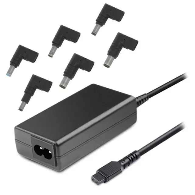 Universal Τροφοδοτικό για laptop 65W, με αυτόματη επιλογή τάσης εξόδου.