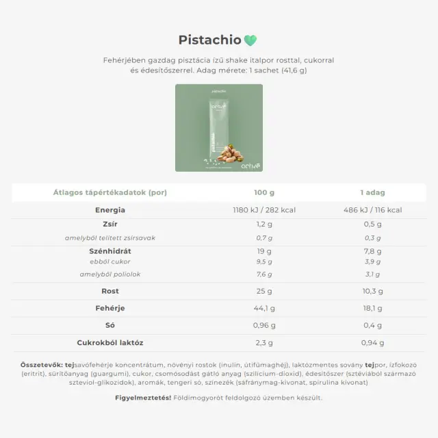 Activé FiberShake Pistachio 2