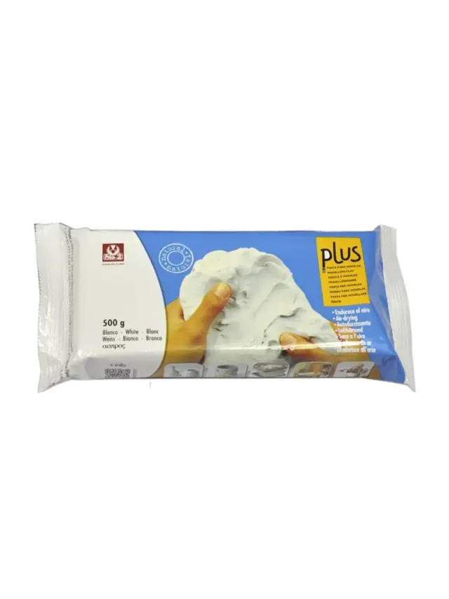 Plus Πηλός 500gr Λευκός/ 8422830202126 (Plus)