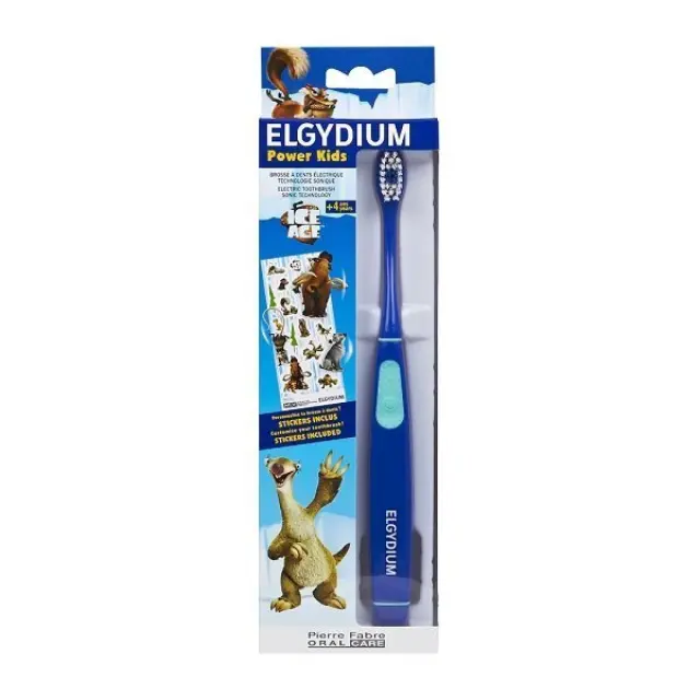 Elgydium Power Kids Ice Age Οδοντόβουρτσα Μπλε