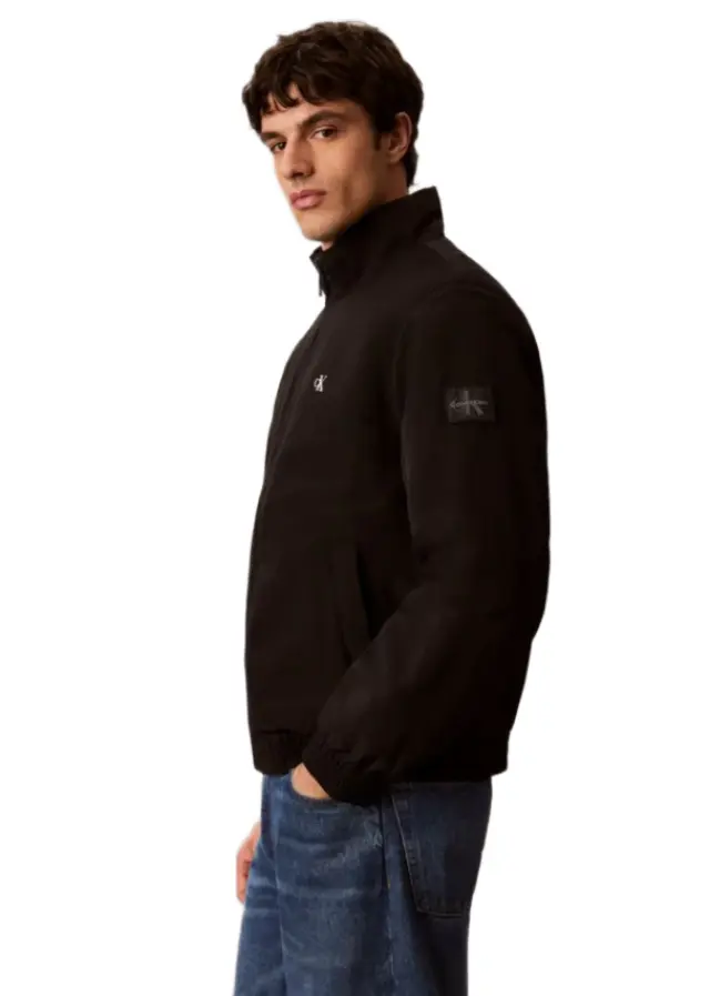 Calvin Klein - Ανδρικό Τζάκετ Ls Padded Nylon Harrigton LV04RG500G-UB1 Μαύρο 2