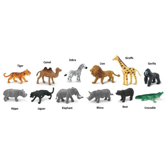 Safari Ltd Μινιατούρες Wild TOOB “Άγρια Ζώα” για 3+ ετών 695004 2