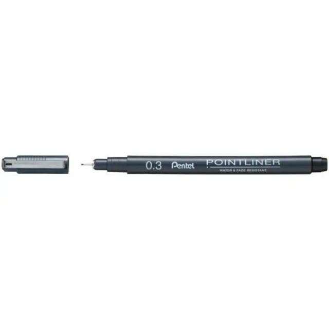 Μαρκαδόρος Pointliner Pentel 0,05mm Μαύρος / S20P-05A (Pentel)