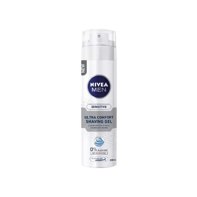 Nivea Men Gel Ξυρίσματος Sensitive Ultra Comfort 200ml