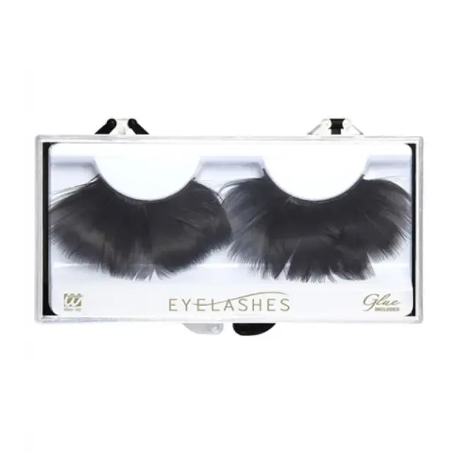 Widmann Eyelashes Feather Black 8693F