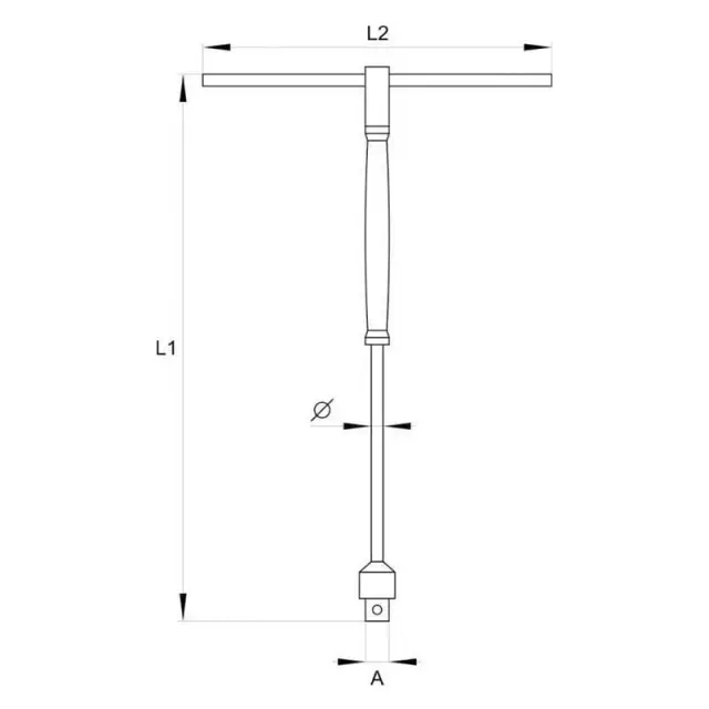 Yato Κλειδί Ταφ 3/8" YT-1566 2