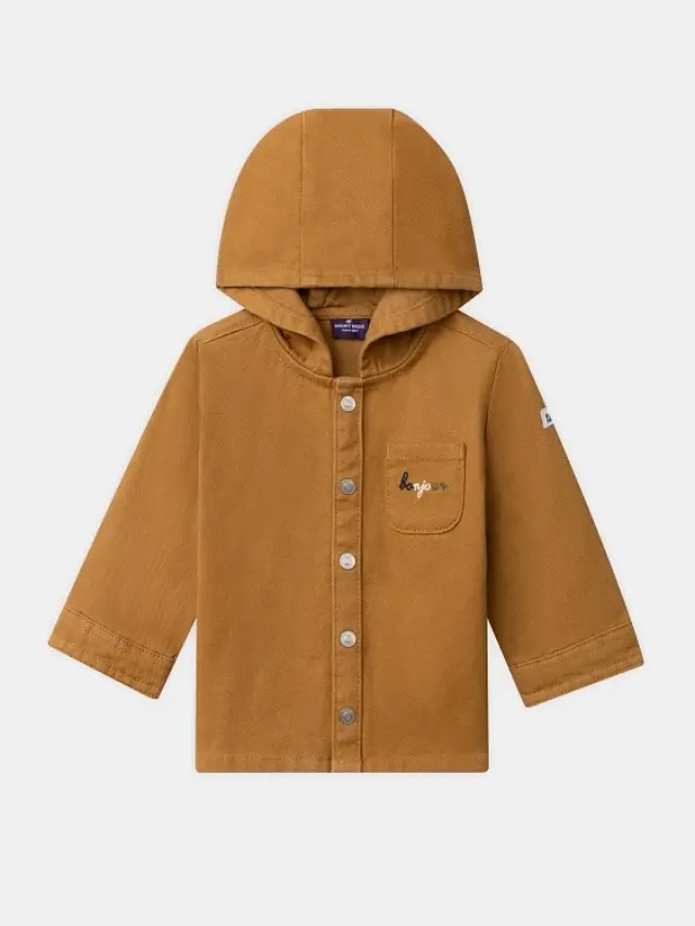 Βρεφικό Πουκάμισο για Αγόρια Mustard Charm ΚΑΦΕ