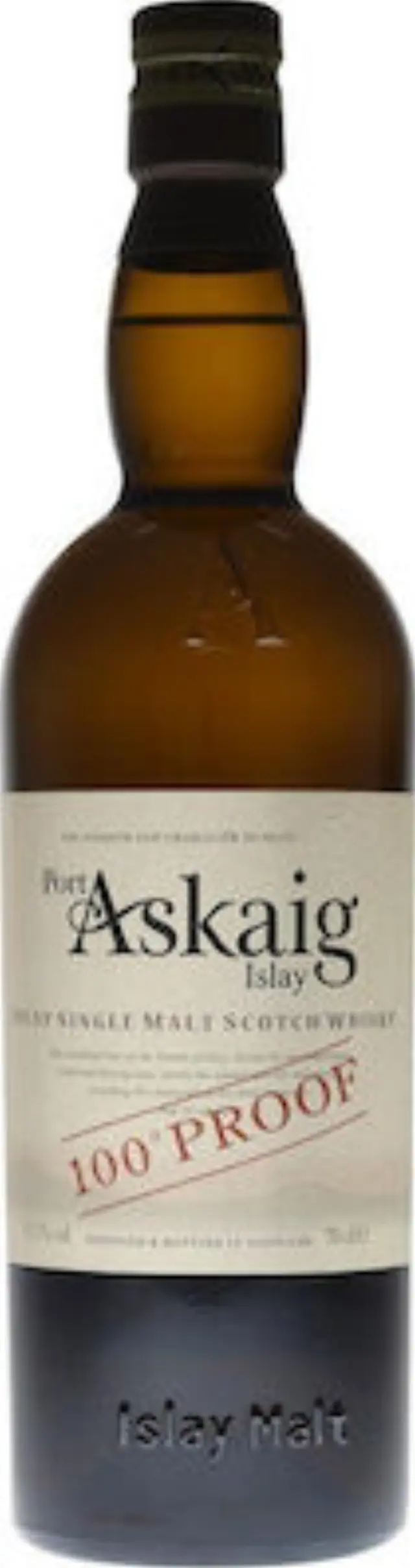 PORT ASKAIG ISLAY 100 PROOF SINGLE MALT WHISKY 700ML