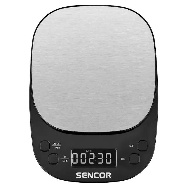Ζυγαριά Καφέ 2kg Sencor SKS 0804BK Ασημί 3