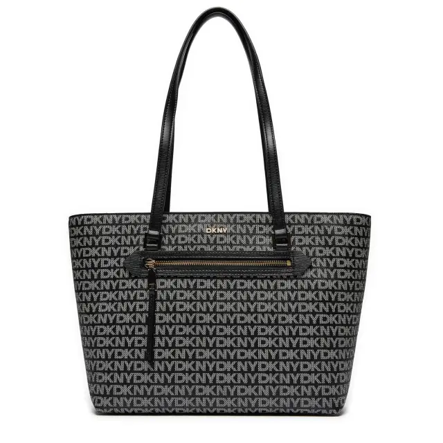Γυναικεία Τσάντα Ώμου DKNY Bryant R42AYE20-XLB Μαύρη Logo Μαύρο - One Size