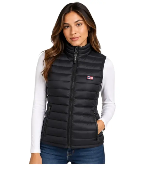Norway Nautical School - Γυναικείο Αμάνικο Μπουφάν 832651-BLACK Μαύρο 2