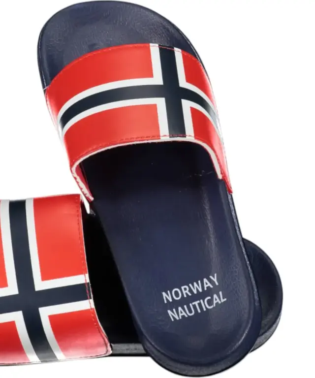 Norway Nautical School – Ανδρικές Παντόφλες 831002-BLU Μπλε Σκούρο 2