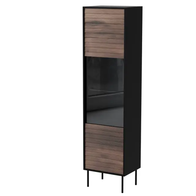 Cama CORTINA display cabinet 53x40x182 black