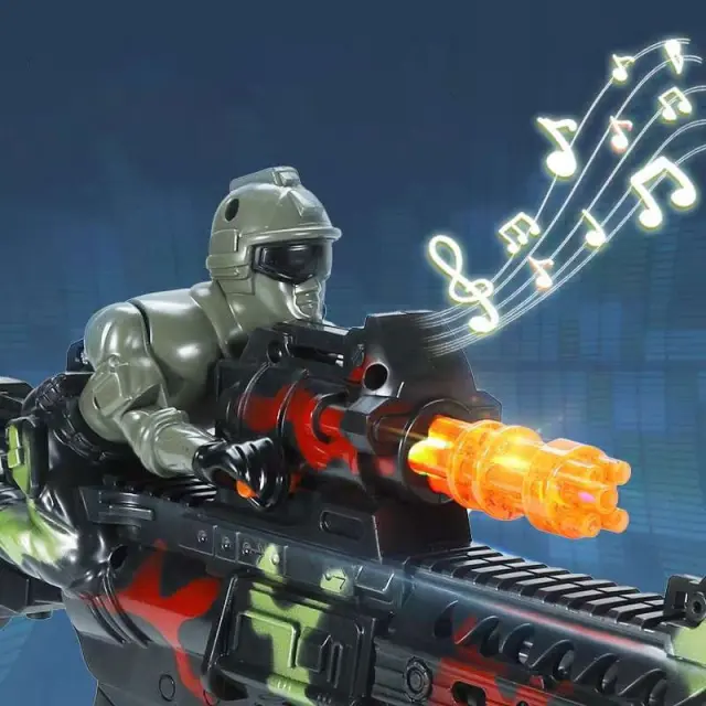 Παιχνίδι όπλο με φως και ήχος - Toy gun with light and sound 0218004 2
