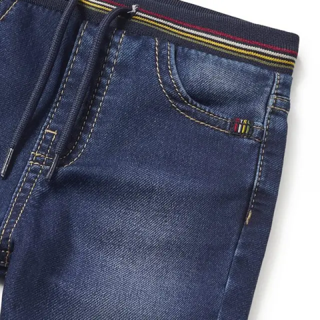 Baby 6 μηνών έως 4 ετών Παντελόνι τζιν jogger Better Cotton τζιν σκούρο - 2Ε 3