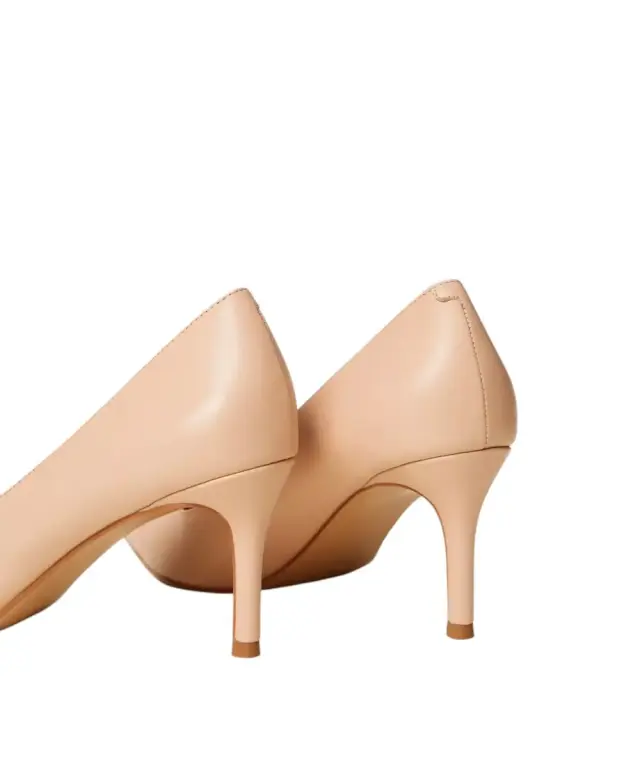 Twinset - Γυναικείες Γόβες Mid Heel Leather Court 261TCP032-00867 Ροζ 3